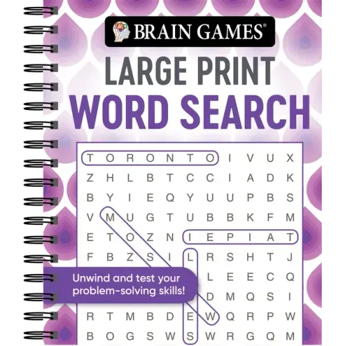 Brain Games - Large Print Word Search (Swirls) - Spiral