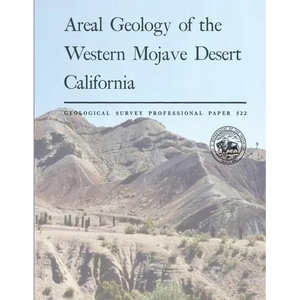 Areal Geology of the Western Mojave Desert California - Paperback