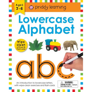 Lowercase Alphabet (Wipe Clean Workbook): An Introduction to Lowercase Letters with Practical Exercises to Do Again and Again - Spiral