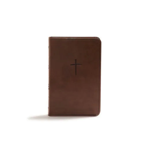 CSB Compact Bible, Value Edition, Brown Leathertouch - Imitation Leather