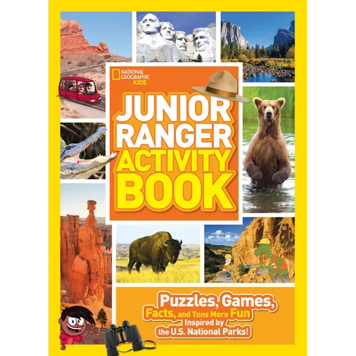 Junior Ranger Activity Book: Puzzles, Games, Facts, and Tons More Fun Inspired by the U.S. National Parks! - Paperback