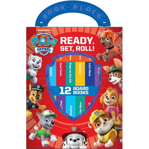 Nickelodeon Paw Patrol: Ready, Set, Roll! 12 Board Books - Board Book