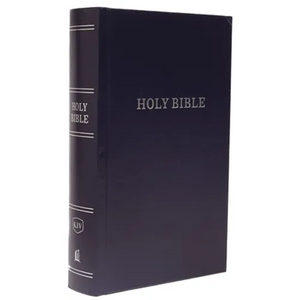 KJV, Pew Bible, Hardcover, Blue, Red Letter Edition - Hardcover
