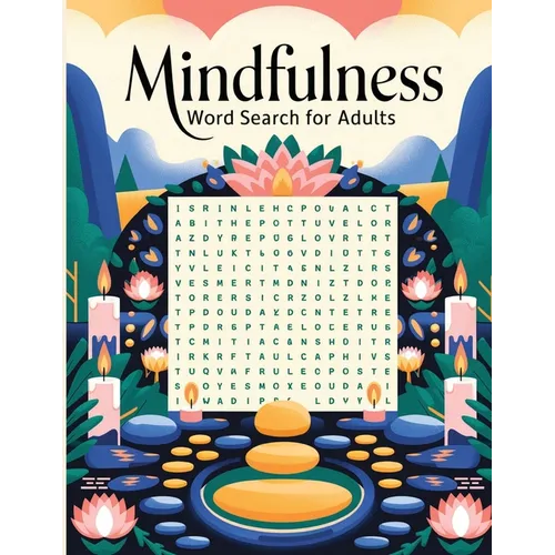Mindfulness Word Search Book: 1000+ Words, Word Search Book - Paperback