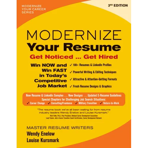 Modernize Your Resume: Get Noticed ... Get Hired - Paperback