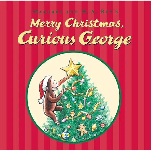 Merry Christmas, Curious George: A Christmas Holiday Book for Kids - Hardcover