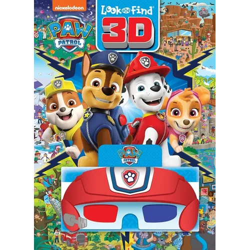 Nickelodeon Paw Patrol: Look and Find 3D - Hardcover