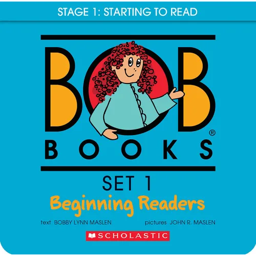 Bob Books - Set 1: Beginning Readers Box Set Decodable Phonics Books, Ages 4 and Up, Kindergarten (Stage 1: Starting to Read) - Boxed Set