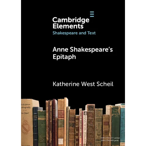 Anne Shakespeare's Epitaph - Paperback