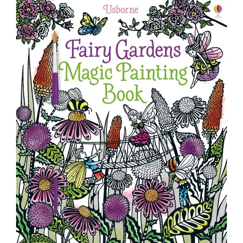 Fairy Gardens Magic Painting Book - Paperback