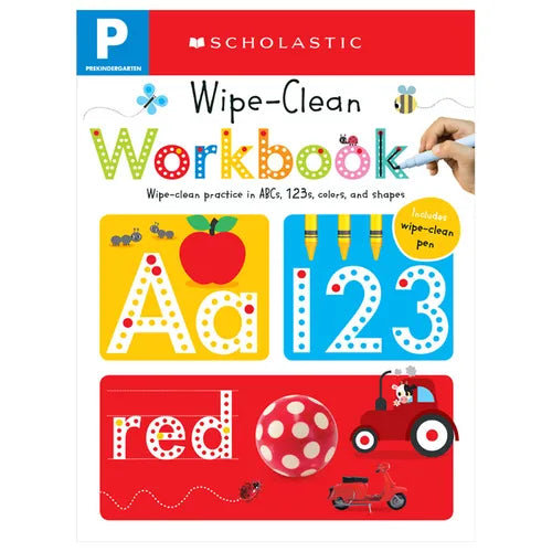Pre-K Wipe-Clean Workbook: Scholastic Early Learners (Wipe-Clean) - Spiral