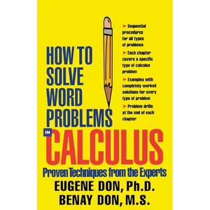 How to Solve Word Problems in Calculus - Paperback