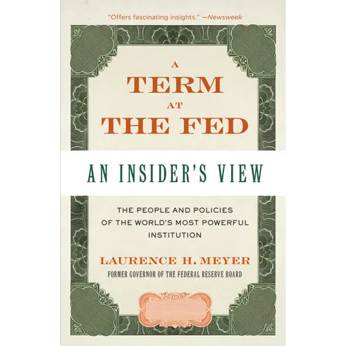 A Term at the Fed: An Insider's View - Paperback