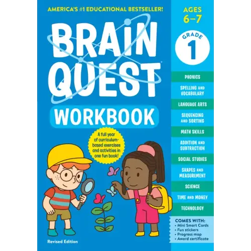 Brain Quest Workbook: 1st Grade Revised Edition - Paperback