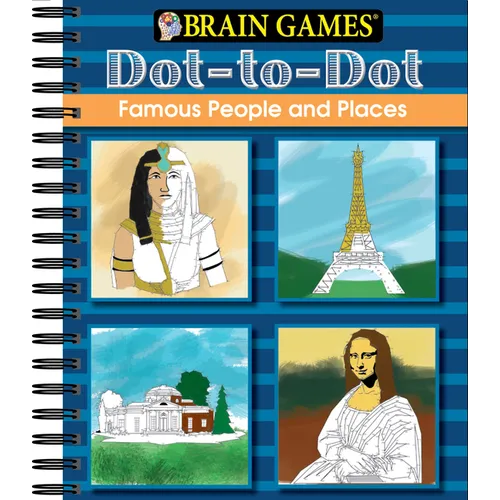Brain Games - Dot to Dot: Famous People and Places - Spiral