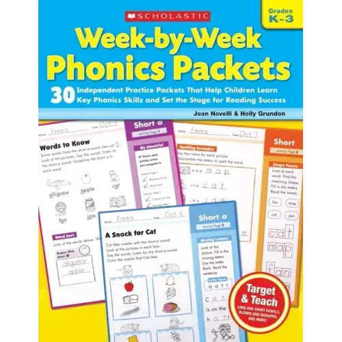 Week-By-Week Phonics Packets: Grades K-3 - Paperback