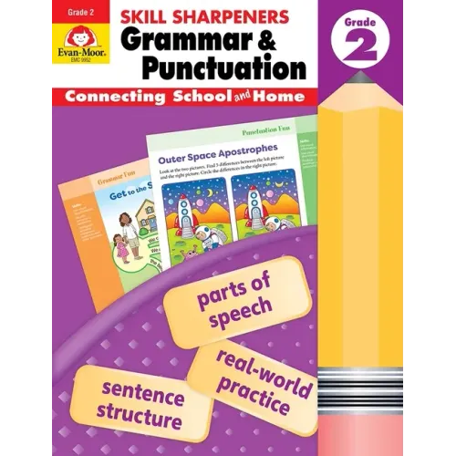 Skill Sharpeners: Grammar & Punctuation, Grade 2 Workbook - Paperback
