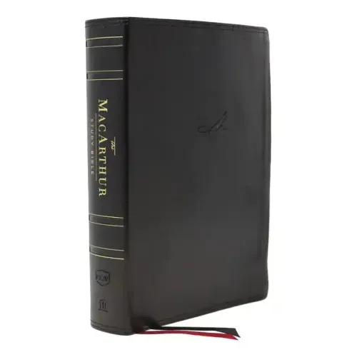 Nkjv, MacArthur Study Bible, 2nd Edition, Leathersoft, Black, Comfort Print: Unleashing God's Truth One Verse at a Time - Imitation Leather