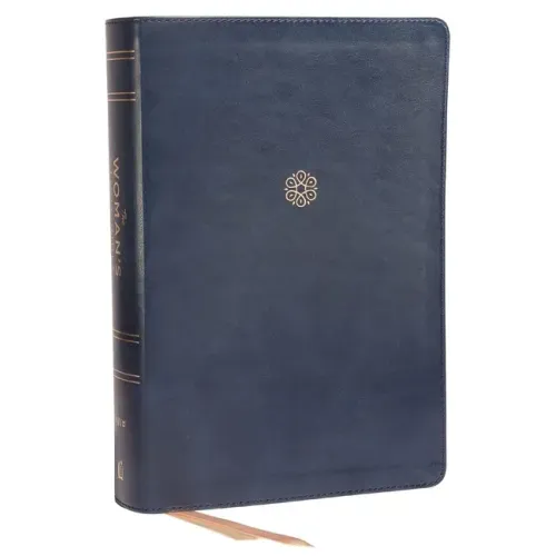 Niv, the Woman's Study Bible, Leathersoft, Blue, Full-Color, Thumb Indexed: Receiving God's Truth for Balance, Hope, and Transformation
