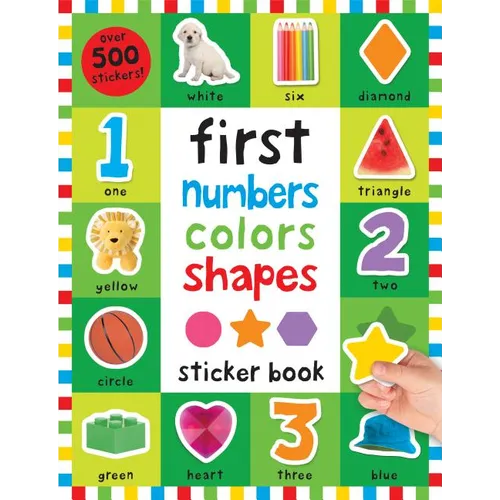 First 100 Stickers: First Numbers, Colors, Shapes - Paperback