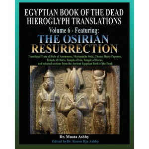 Egyptian Book of the Dead Hieroglyph Translations Volume 6 Featuring The Osirian Resurrection - Paperback