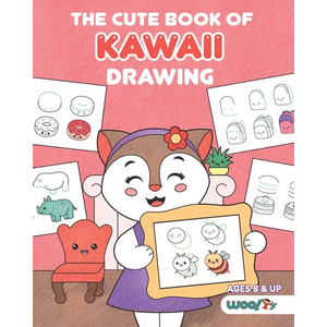 The Cute Book of Kawaii Drawing: How to Draw 365 Cute Things, Step by Step (Fun Gifts for Kids; Cute Things to Draw; Adorable Manga Pictures and Japan - Paperback