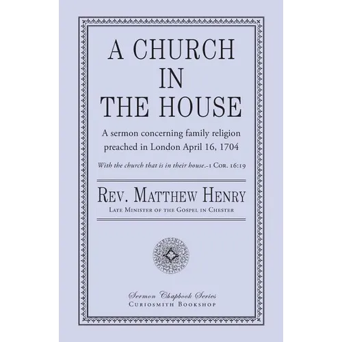 A Church in the House - Paperback