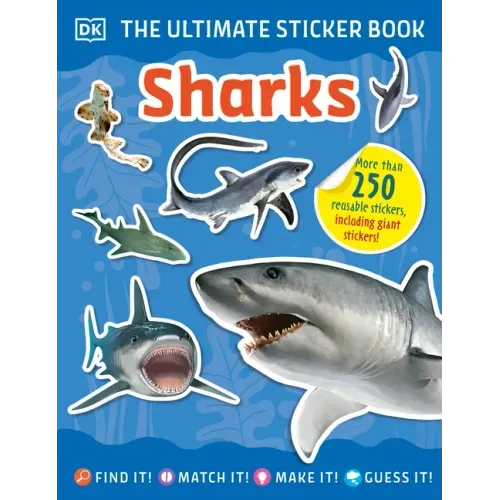 The Ultimate Sticker Book Sharks - Paperback