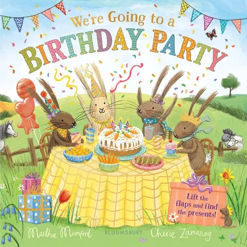 We're Going to a Birthday Party: A Lift-The-Flap Adventure - Hardcover