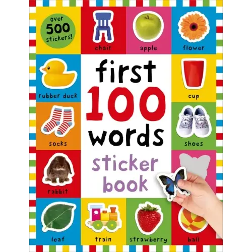 First 100 Stickers: Words: Over 500 Stickers - Paperback