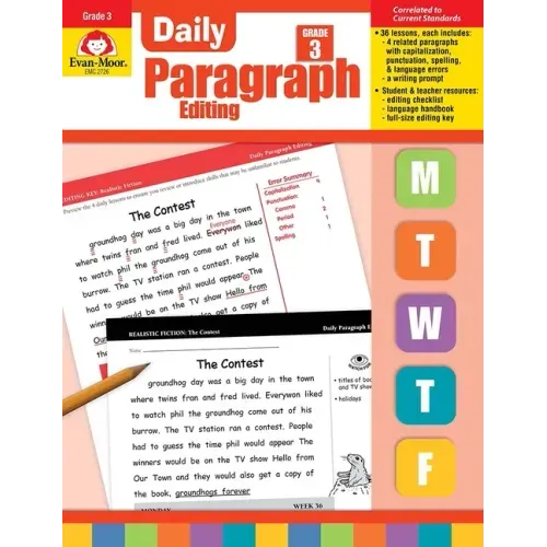 Daily Paragraph Editing, Grade 3 Teacher Edition - Paperback