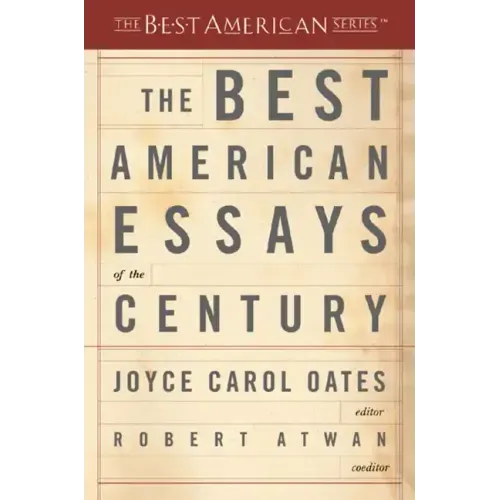 The Best American Essays of the Century - Paperback