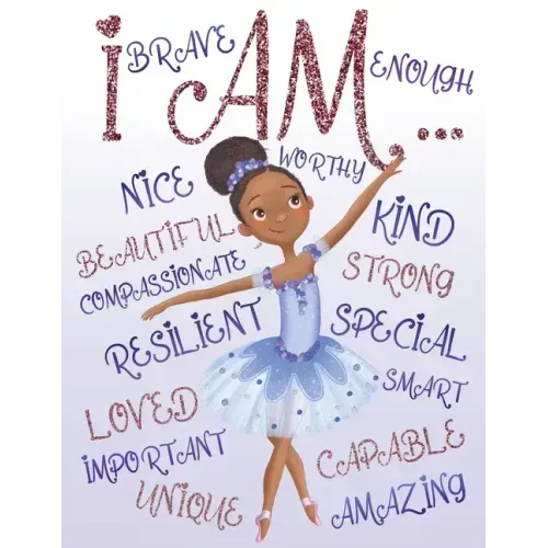 I Am: Positive Affirmations Coloring Book for Young Black Girls African American Children Books - Paperback