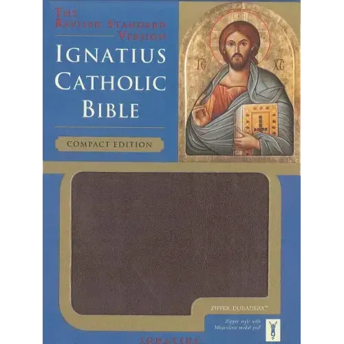 Ignatius Catholic Bible-RSV-Compact Zipper - Bonded Leather