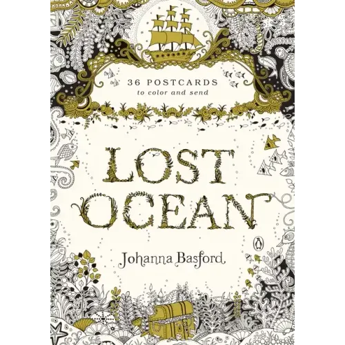Lost Ocean: 36 Postcards to Color and Send - Novelty