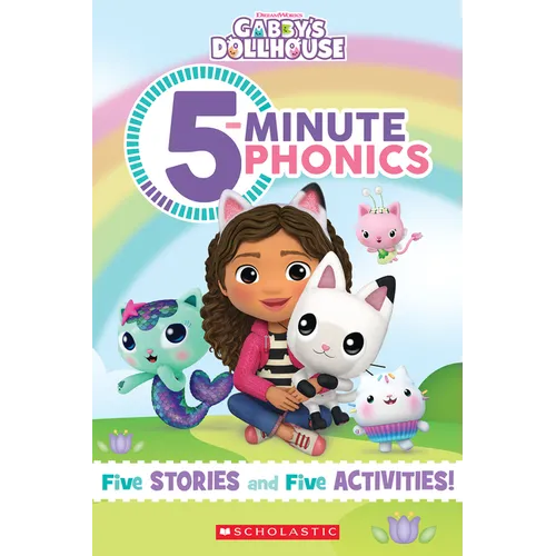 5-Minute Phonics (Gabby's Dollhouse) - Paperback