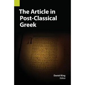 The Article in Post-Classical Greek - Paperback