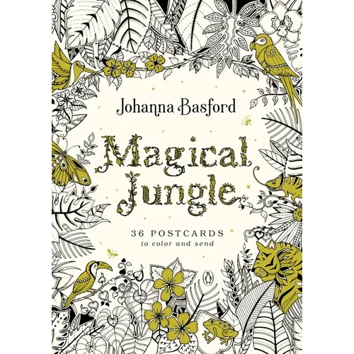 Magical Jungle: 36 Postcards to Color and Send - Novelty