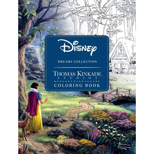 Disney Dreams Collection Thomas Kinkade Studios Coloring Book - Paperback