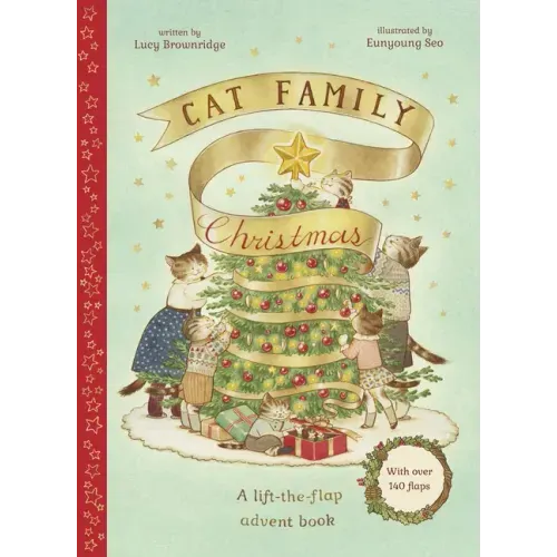 Cat Family Christmas: A Lift-The-Flap Advent Book - With Over 140 Flaps - Hardcover