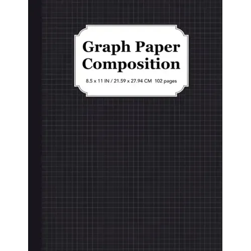 Graph Paper Composition Notebook: Quad Ruled 5x5, Grid Paper for Students in Math and Science - Paperback
