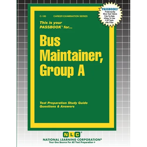 Bus Maintainer, Group A - Paperback