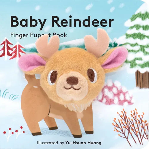 Baby Reindeer: Finger Puppet Book: (Finger Puppet Book for Toddlers and Babies, Baby Books for First Year, Animal Finger Puppets) - Board Book