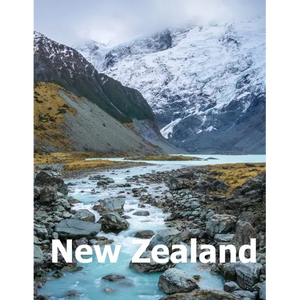 New Zealand: Coffee Table Photography Travel Picture Book Album Of An Oceania Island And Auckland City Large Size Photos Cover - Paperback