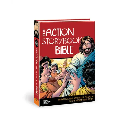 The Action Storybook Bible: An Interactive Adventure Through God's Redemptive Story - Hardcover