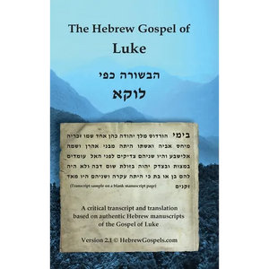 The Hebrew Gospel of Luke: Transcript and Translation only - Hardcover