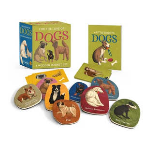 For the Love of Dogs: A Wooden Magnet Set - Paperback