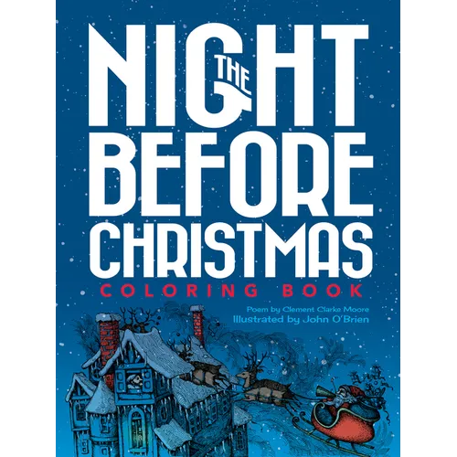 The Night Before Christmas Coloring Book - Paperback