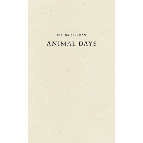 Animal Days - Paperback