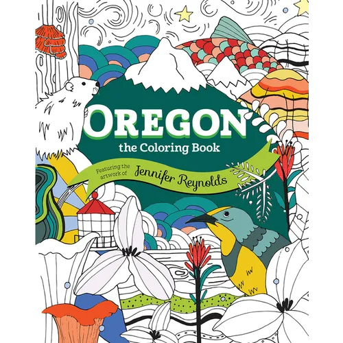 Oregon: The Coloring Book - Paperback